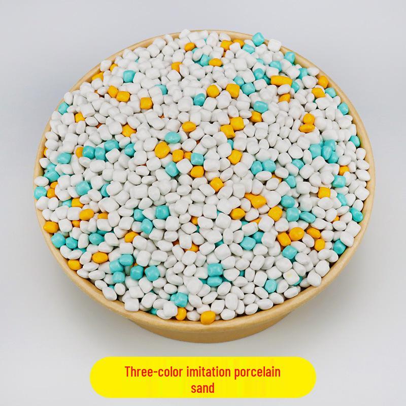 Colored Stone Large Particle Sand Toys for Children and Infants - Indoor Play