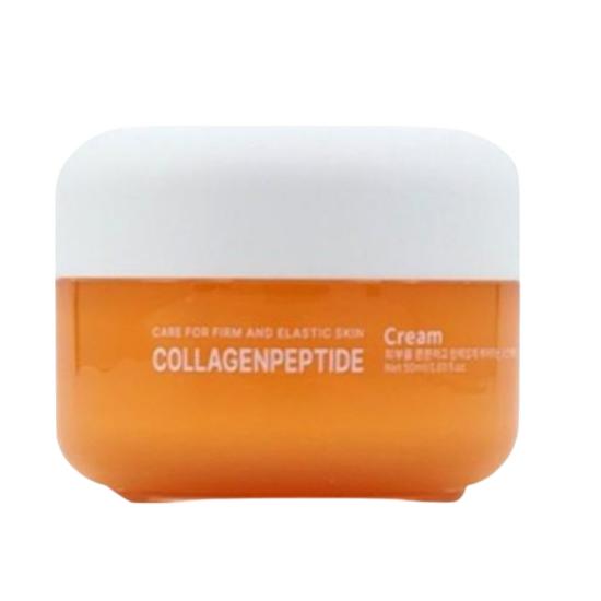 JIGOTT Collagen Peptide Cream 50ml – Firming & Hydrating Facial Moisturizer with Hydrolyzed Collagen and Peptides 50ml
