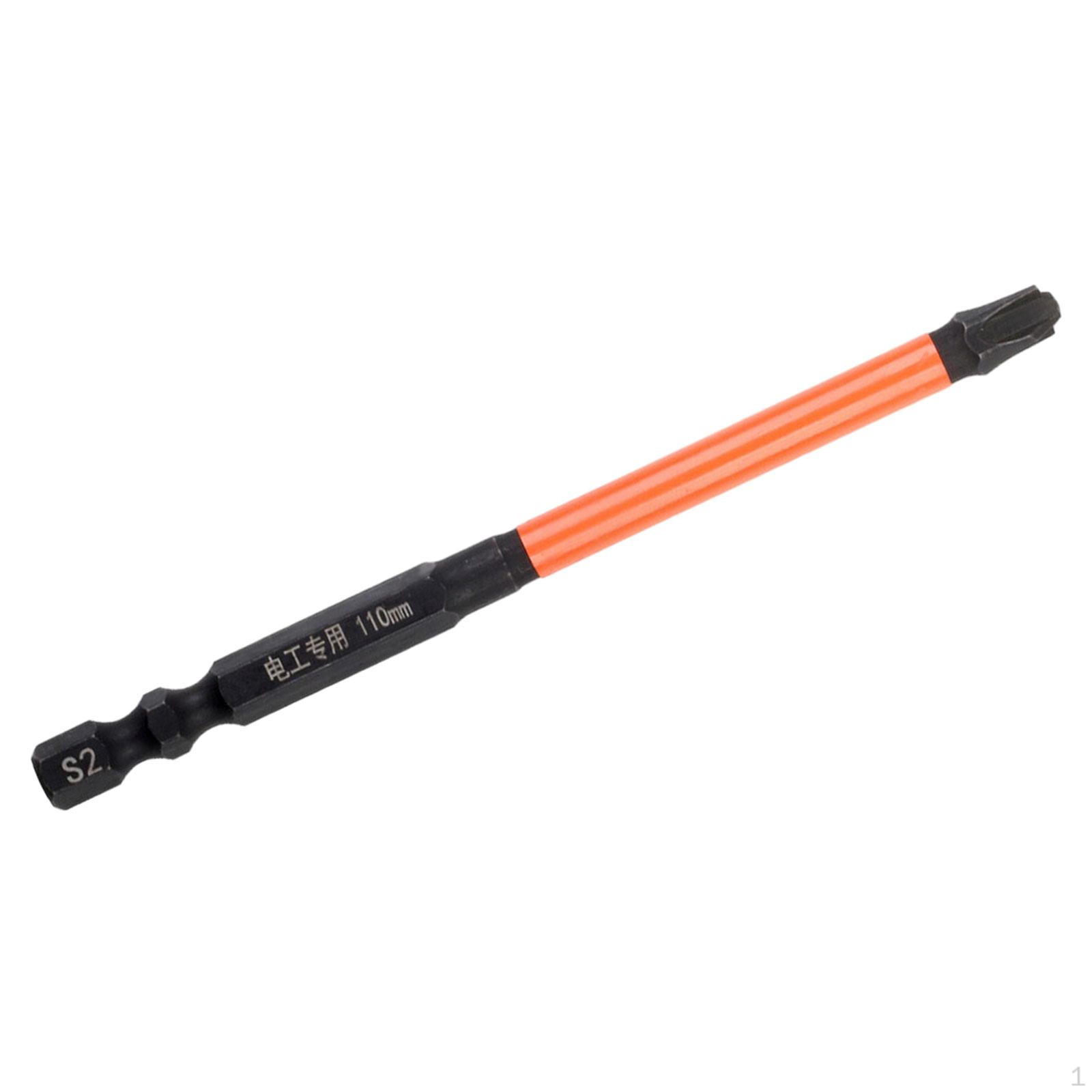 

Magnetic Special Slotted Cross Screwdriver Bit Anti Slip for Electric Drills 65mm FPH1 Blue 110mm FPH3 Orange