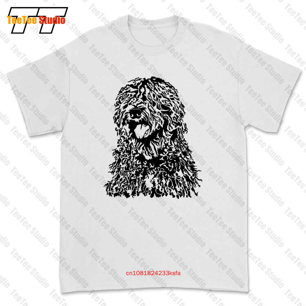 Spanish Water Dog Face Special Graphic T-shirt Tee XIEF