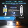 MAXGTRS 2X 12V 24V Festoon C5W C10W 3030 Chip Bulb Canbus Car LED Interior Dome Reading License Plate Lights 6000K