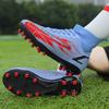 New High-top Football Shoes Boys and Girls Spikes Artificial Turf Youth Student Campus Professional Training Shoes
