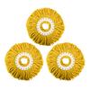 3Pcs Spin Mop Heads Replacement Super Soft Highly Absorbent Universal Easy To Replace Floor Cleaning Mop Head Refill Accessories
