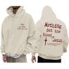 Men's Christian Hoodie Inspirational Religious Cross Sweatshirt Vintage Bible Verse Graphic Hoodie Pullover