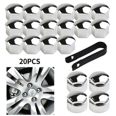 100% Brand New Nut Cap Wheel Bolts 20x 17mm ABS Plastic