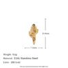 MamacitaSlay Lovely Scallop Dolphin Sparkling Coconut Tree Heart Bow Flower charms for jewelry making Stainless steel charm