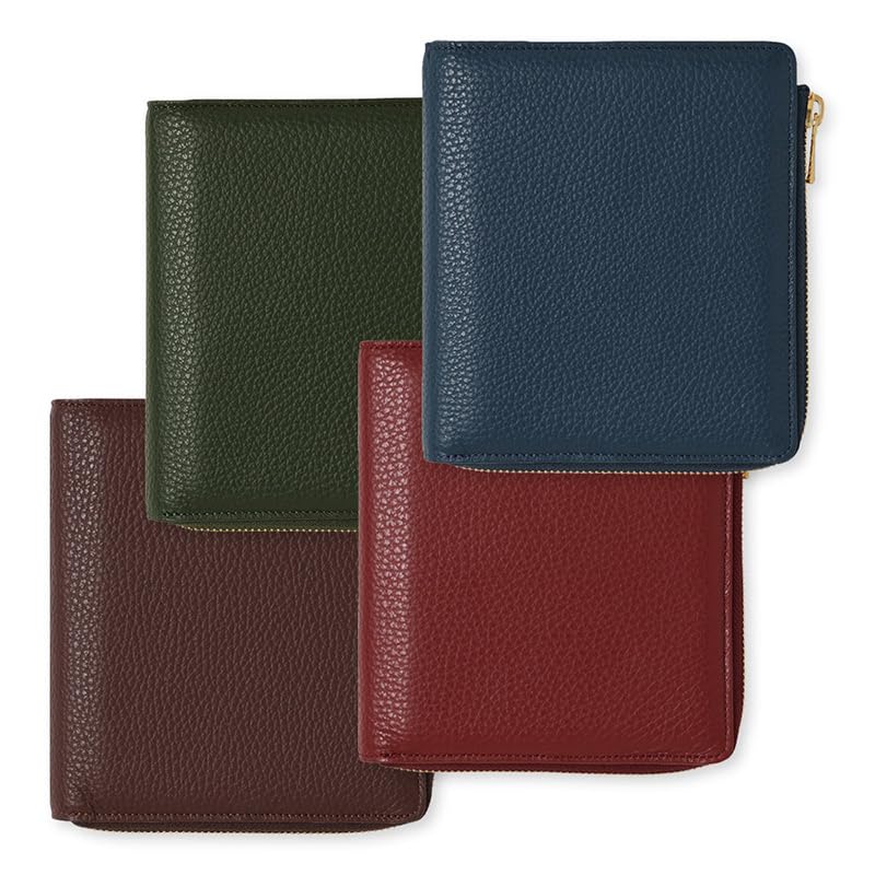 Quo Vadis Genuine Leather System Organizer Cover 6 Zip Timer 14 French Classic Navy QUOVADIS Timer14 qv937lzfcnv [Mini Size/L Cover]