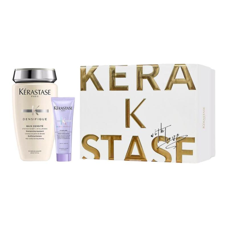 Kerastase Platinum Plumping Care Set Cleansing and Moisturizing Shampoo + Essence 250ml+75ml