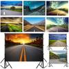 Road Scene Photography Background for Events,Indoor/Outdoor,Party Backdrop,Wall Tapestry Backdrop,,Live Streaming