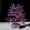 Amethyst Tree On Cluster Base - Ornament & Home Decoration Gift