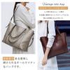 PU Leather Tote Shoulder Large Interior A4 Solid Perfect for Commuting [MzcoYmm] Women's Bag, Bag, Capacity, Handbag, Business, 2-Way,