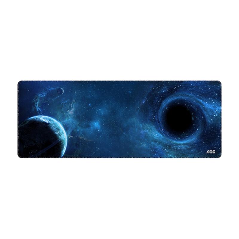 

AOC Long Mouse Pad, Extra Large 800*300*4mm, Office Keyboard Computer Desk Pad M161/93, Black синій