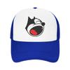Felixed The Cat NapOn Red   Mesh Baseball Cap Adult Retro Sun Hat  Hat Adjustable Snapback Caps Sun Hats Summer Trucker Hat