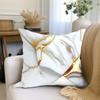 Vikama Marble Pattern Cushion Cover Luxury Geometric Print Sofa Cushion Cover Perfect For Living Room And Bedroom Decor