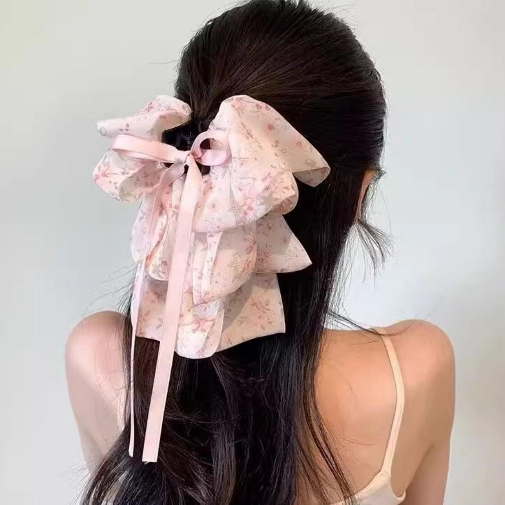 

Модные Цветные Короткие Заколки-Банты, Классические Мягкие Зажимы для Волос с Хвостиком, Винтажные Металлические Аксессуары для Волос для Женщин розовый