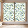 Flower Plants Window Film Privacy Static Clings Decorative Sun Blocking Non-Adhesive Anti-UV Glass Stickers for Home