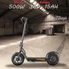 New Emoko A19 Electric Scooter Foldable 500W 36V 15Ah 12 Inch Air Tires Folding E-scooter Hydraulic Brake + E-ABS 35kmh