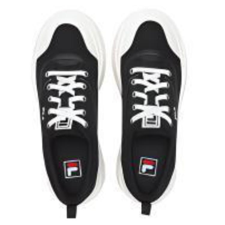 FILA JELLYFISH Abrasion Resistant Height Increasing Low top Canvas Shoes Men's Black F12M421305FBK