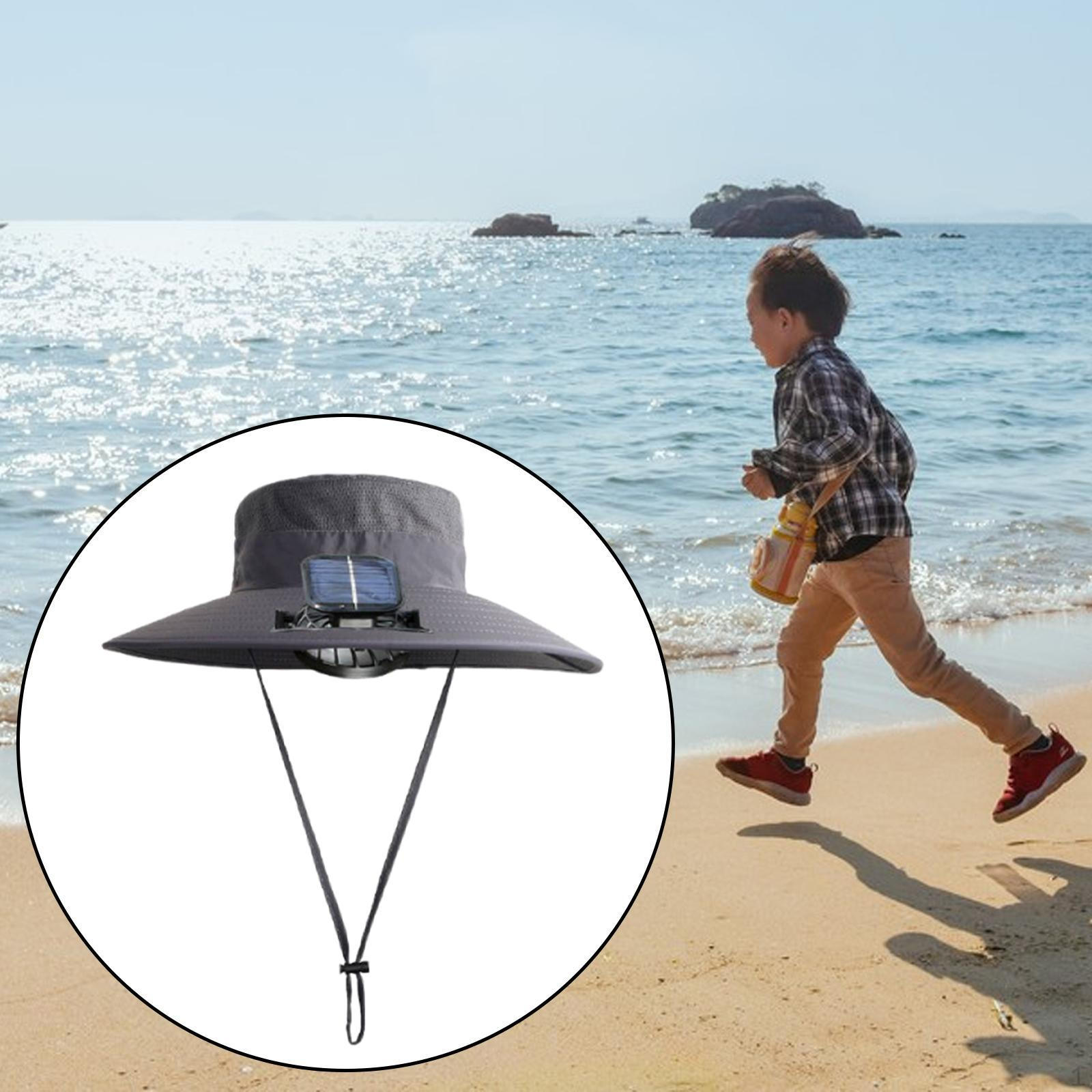 

Солнечная шляпа с вентилятором, регулируемая, с воздушным охлаждением, для рыбалки и других видов активного отдыха, мужская, женская, летняя Navy