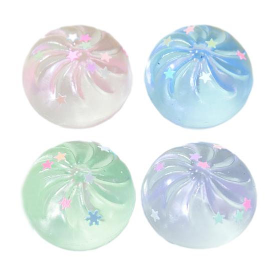 

4/8 шт. Прозрачная игрушка-баоцзы для снятия стресса, медленно поднимающаяся, маленькая пельмешка, сенсорная игрушка, для расслабления рук, мячик-антистресс, сжимающаяся, фиджет-игрушка B