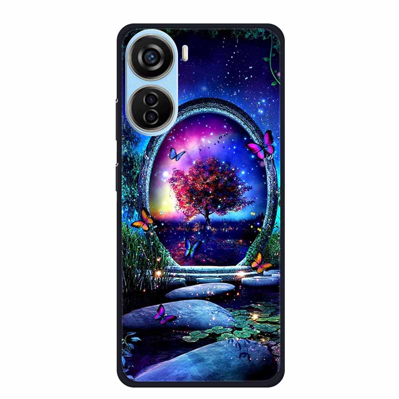 Handyhülle Für ZTE Axon 40 Lite Rückseite Hülle Schwarzes Silikon Weiche Hülle Für ZTE Blade V41 Vita V50 Design 5G LIBERO 5G IV Hülle