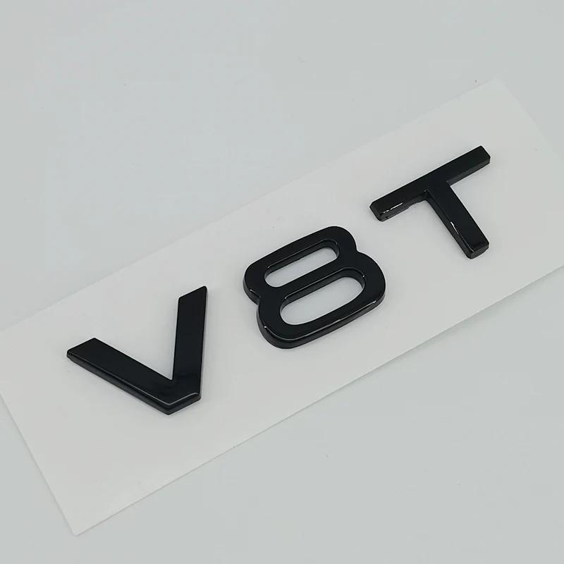 2026 3D ABS Car Sticker TDI TFSI V6T V8T V10 W12 Logo Emblem Trunk Badge Decal For Audi A3 A4 A5 A6 A8 Q3 Q4 Q5 Q6 Q7 Q8 Accessories