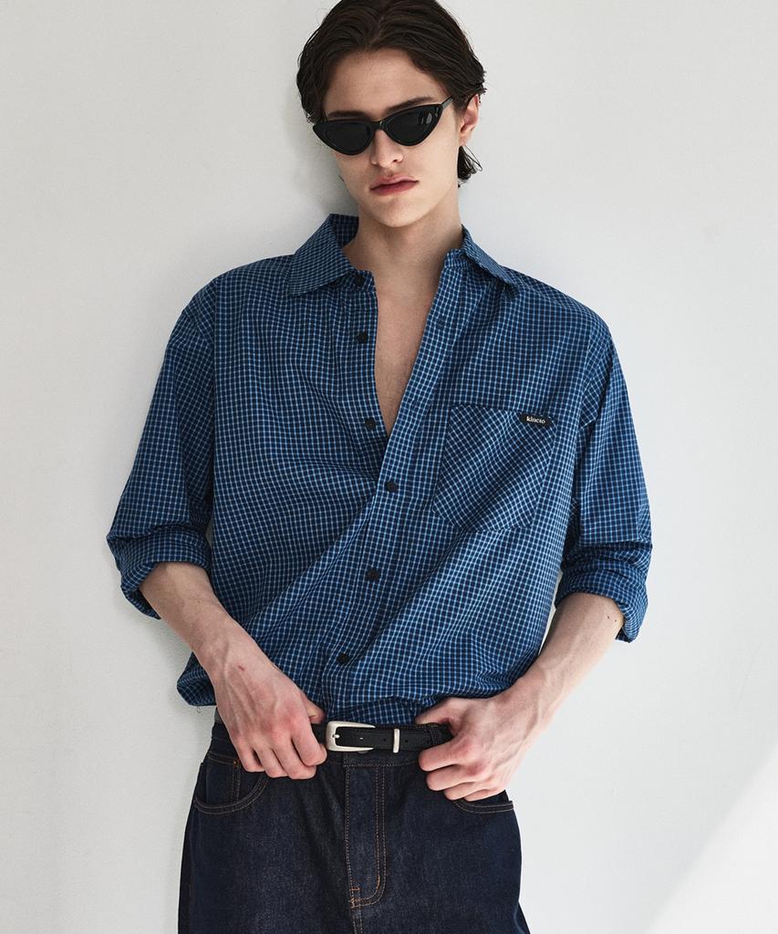 KINETO Classic Check Shirt_Blue