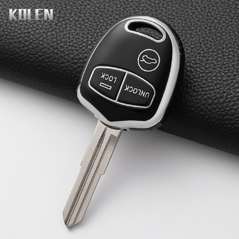 

Fashion Tpu Car Key Case Cover For Mitsubishi Evolution Lancer Ex Grandis Outlander Triton Pajero Asx Protected Keychain Shell