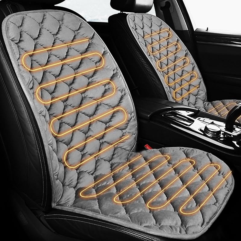 Jokuye 1 Pack Car Seat Cushion Comfortable Seat Cover for Cars, Full Back and Seat Cushion for Driver or Passenger-Black Driver or Passenger Side серый