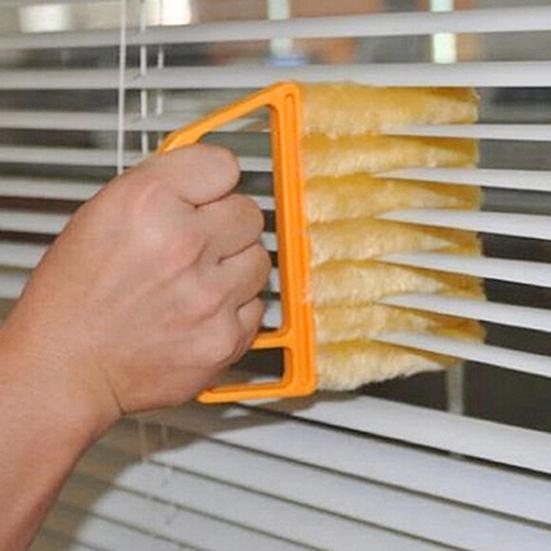 4Pcs Window Blinds Cleaning Brush Soft Microfiber Ergonomic Handle Multi-functional Air