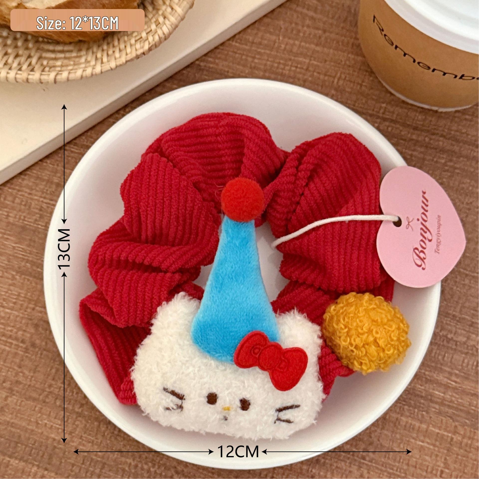 Ретро Плюшевый Щенок Резинка для Волос - Не Повреждающая Резинка-Повязка для Девочек