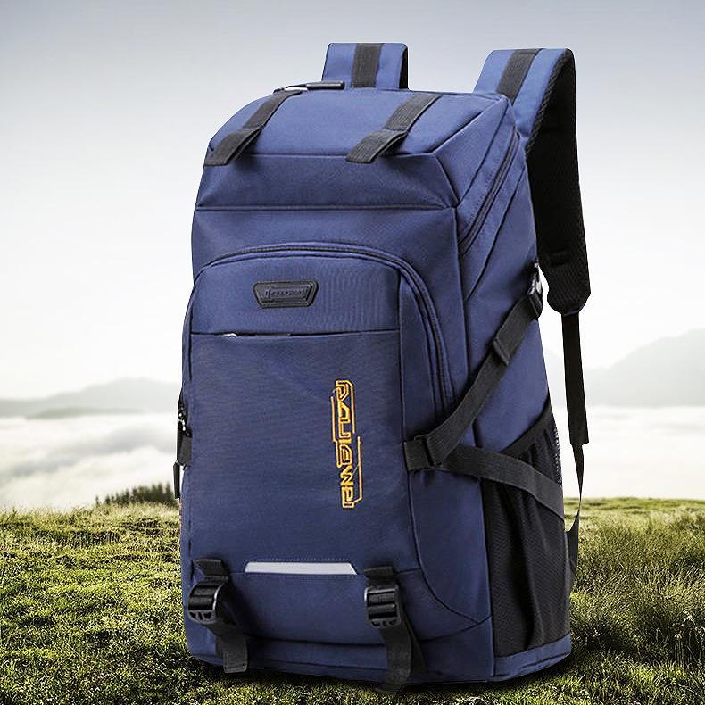 Waterproof 840D Nylon Hiking Backpack - Large Capacity, Multi-Functional, for Outdoor and Mountaineering Activities.