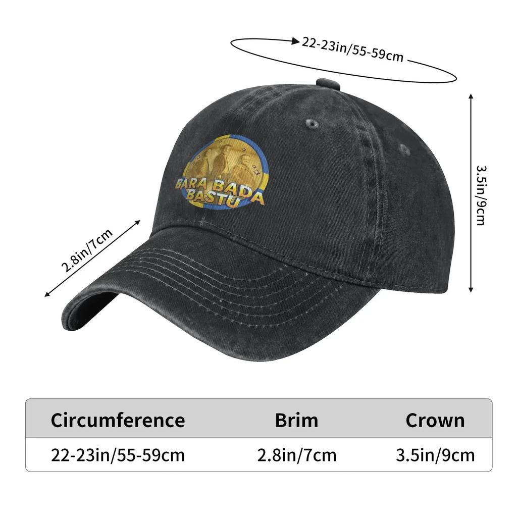Kaj Bara Bada Bastu Eurovisions 2025 Baseball Cap Outfit For Unisex Song Contest Adjustable Trucker Hats