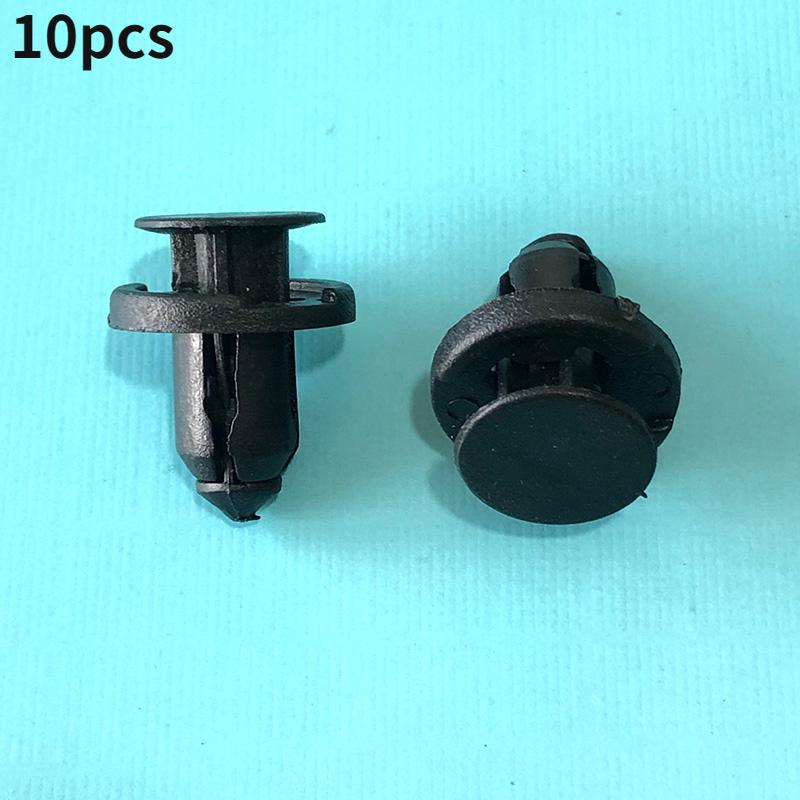 10/20pcs 8mm Auto Fasteners Rivets Clips Car Bumper Door Panel Fender Liner Clips Retainer for Mitsubishi Honda Nissan Subaru 10pcs