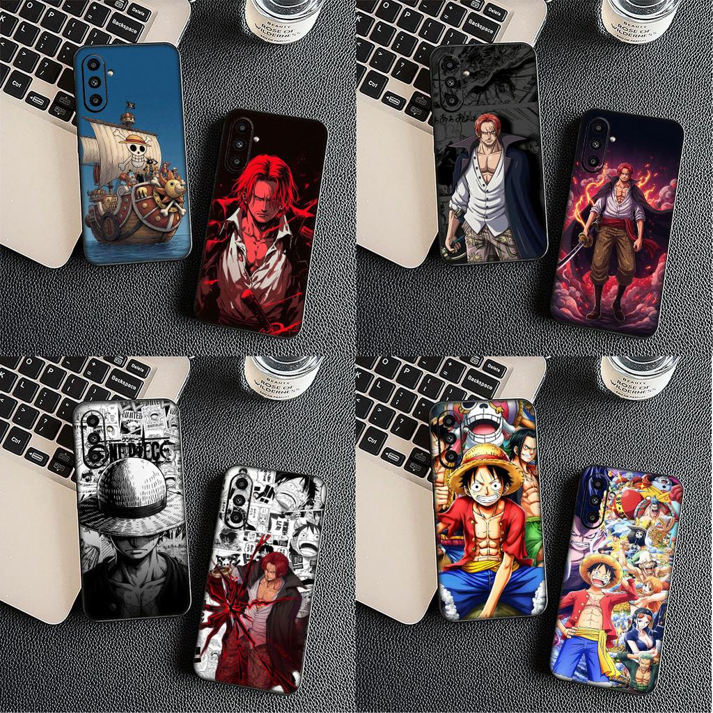 for Motorola Moto G82 G20 G22 G23 G32 G8 G7 G9 Power Plus G41 G30 G71 E22 E13 E20 E32 Case Shanks Red Hair One Pieces Luffy
