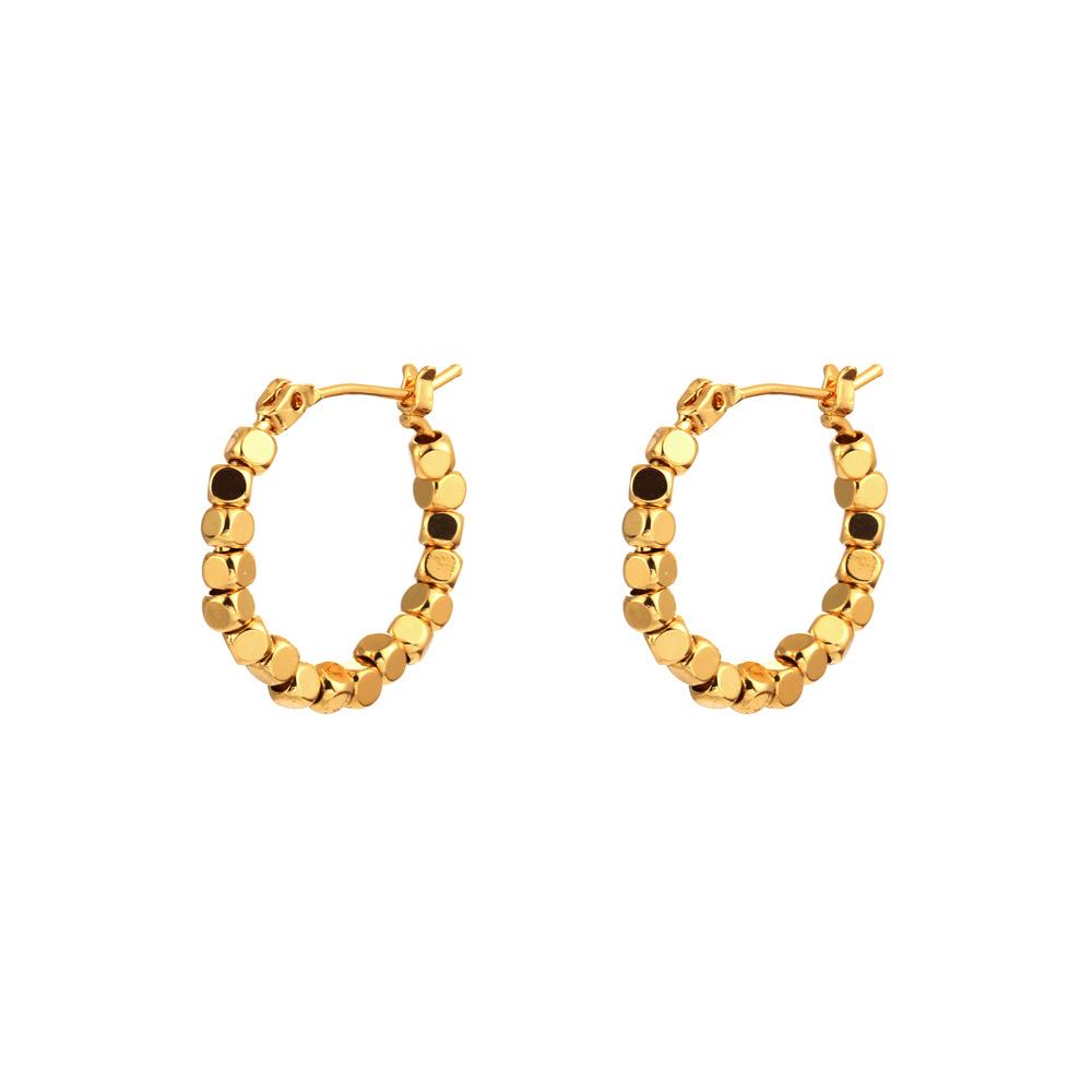 European & American Style High-End Women's Large Hoop Earrings: Trendy & Versatile Fashion Design