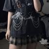 Spicy Girl Wing Rivet Belt PU Leather Punk Waistband Cool Y2K Belt  Female