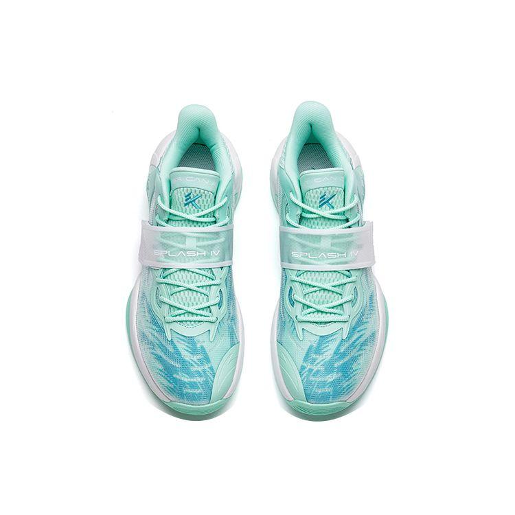 Anta Water Flower 4 Coconut Tree Nitrogen Technology Low Top Basketball Shoes Men sneaker Green White 112221602-8