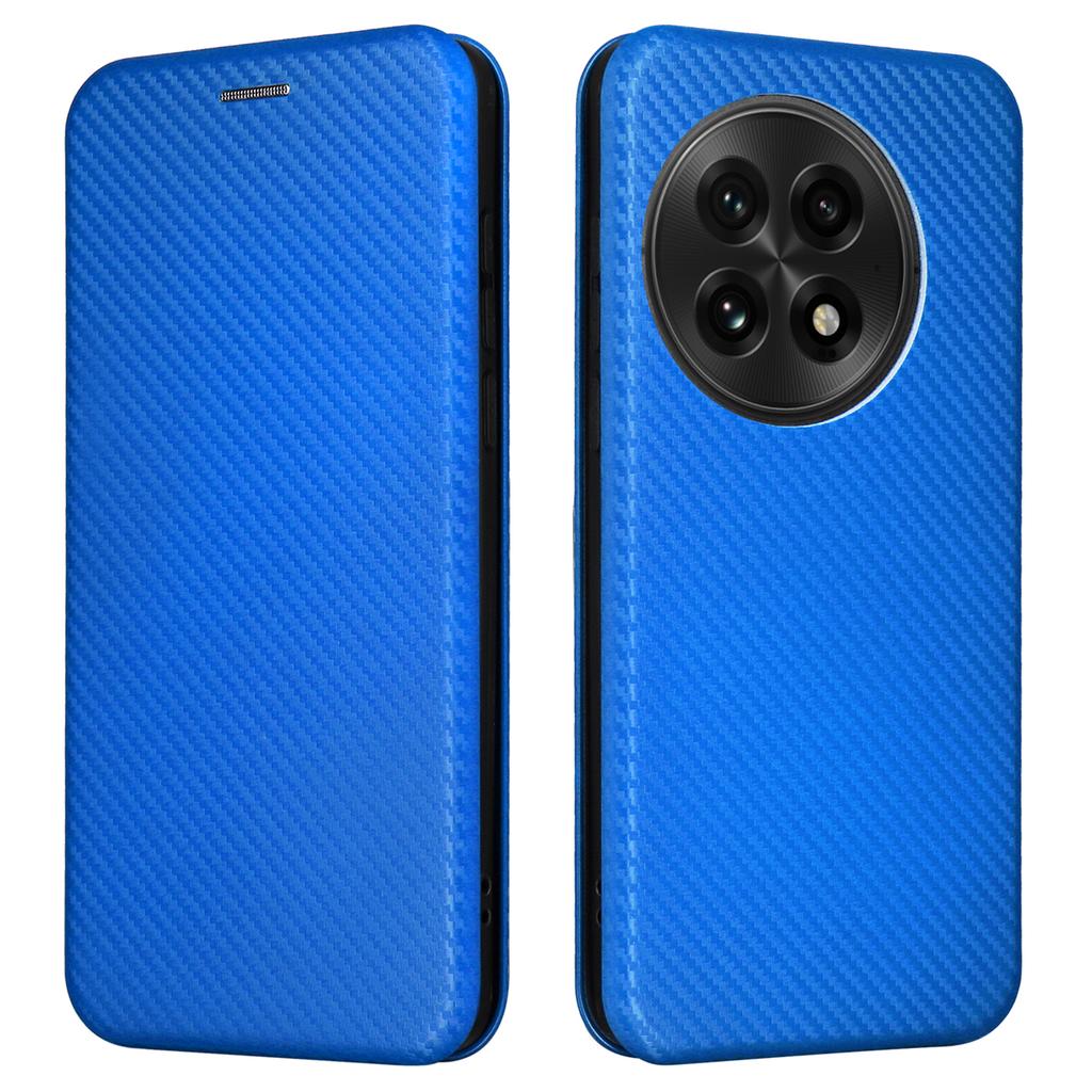 For OnePlus 13 Case Carbon Fiber Texture Drop-Proof PU Leather Phone Cover