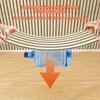 3D Self-Adhesive Waterproof Thickening Partition Wallpaper 40cm Grille Wall Sticker for Background Wall Decoration
