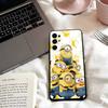 Cute M-MinionT Phone Case For Samsung S25,S24,S21,S22,S23,S30,Ultra,S20,Plus,Fe,Soft Silicone Black Cover