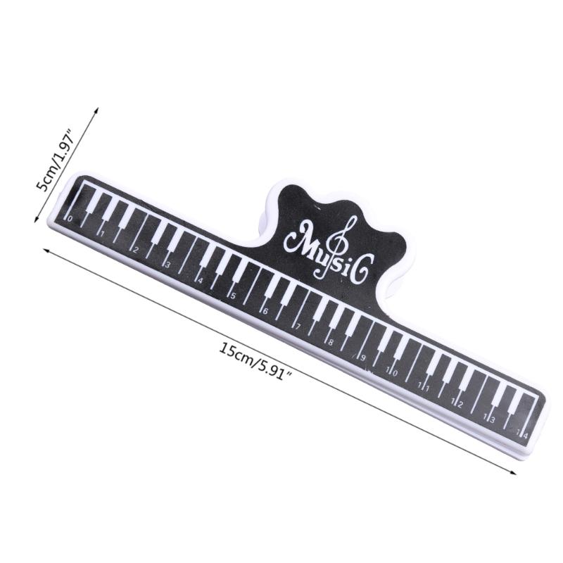 Music Note Clip Music Clip Book Page Clip Plastic Big Music Stationery Book Clip Music Book Page Holder Practice Parts