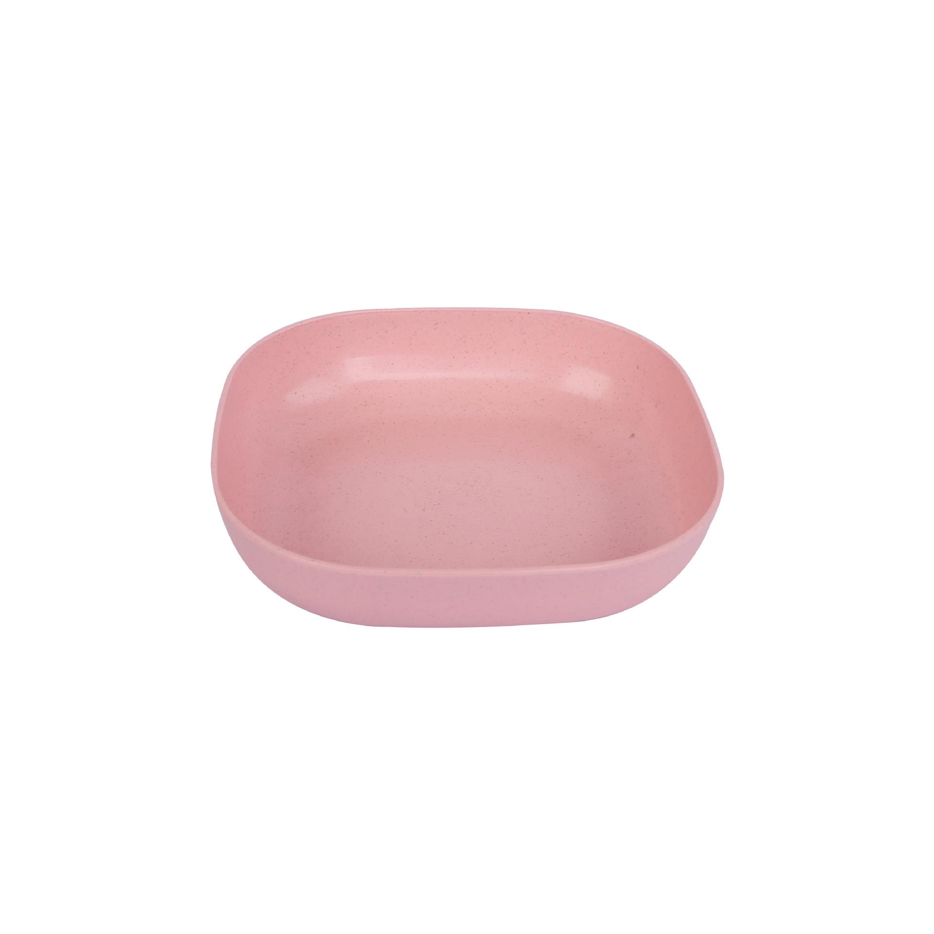 

Домашний обеденный стол Небьющаяся тарелка для макания выпечки и закусок розовый