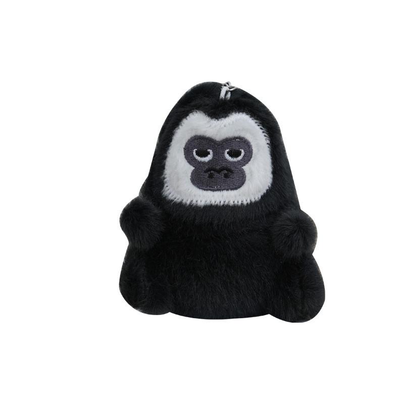 Adorable White-faced Capuchin Monkey Plush Toy Keychain Soft Cuddly Bag Charm