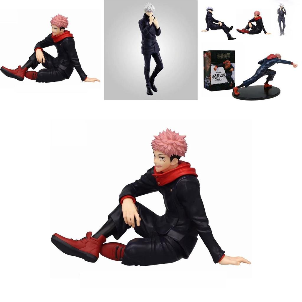 Beautifully Crafted Jujutsu Kaisen Action Figure Yuji Itadori Satoru Gojo Decor Model