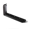 125x75 Black L-Shaped Angle Bracket for Wall Mounting, 90° Right Angle Iron Brace, Cargo Support Fastener
