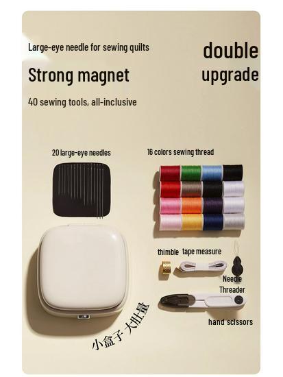 High-Quality Portable Needle & Thread Sewing Kit: Practical Mini Set for Home or Dormitory Mending
