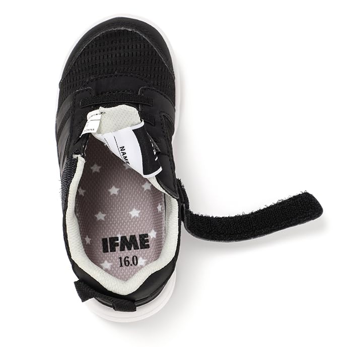 School Shoes LIGHT Wide Boys BLACK Cm 4E [IFME] 18.0