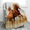 Cartoon animal and flower patterns digital-printed polyester velvet flannel cover blanket Fleece sofa cover blankets for beds
