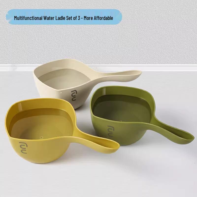 Large Long-Handled Water and Soup Ladle for Kitchen and Bath